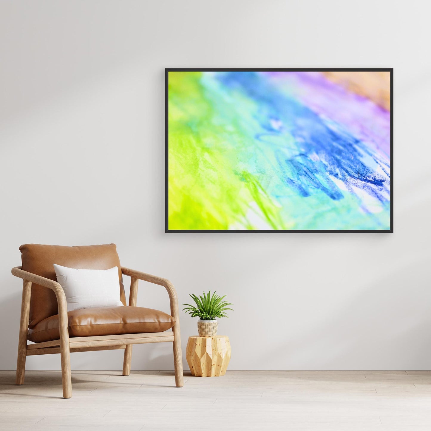 Art Print - Fantasy Rainbow Scribble