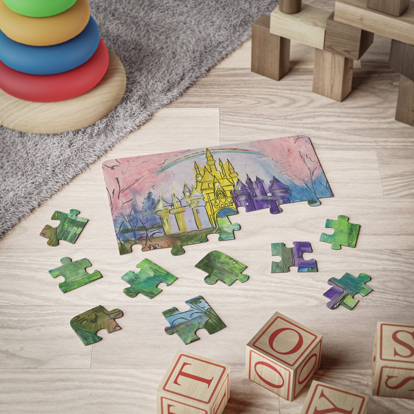 Puzzle for Kids, 30-Piece |  Childhood Dream Castle