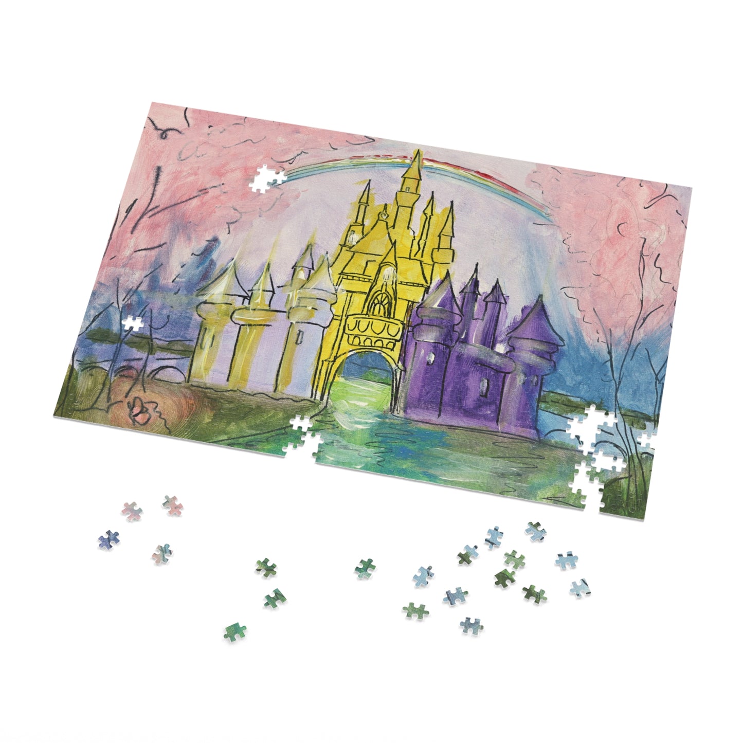 Puzzle in Tin Box, 1000-Piece | Childhood Dream Castle