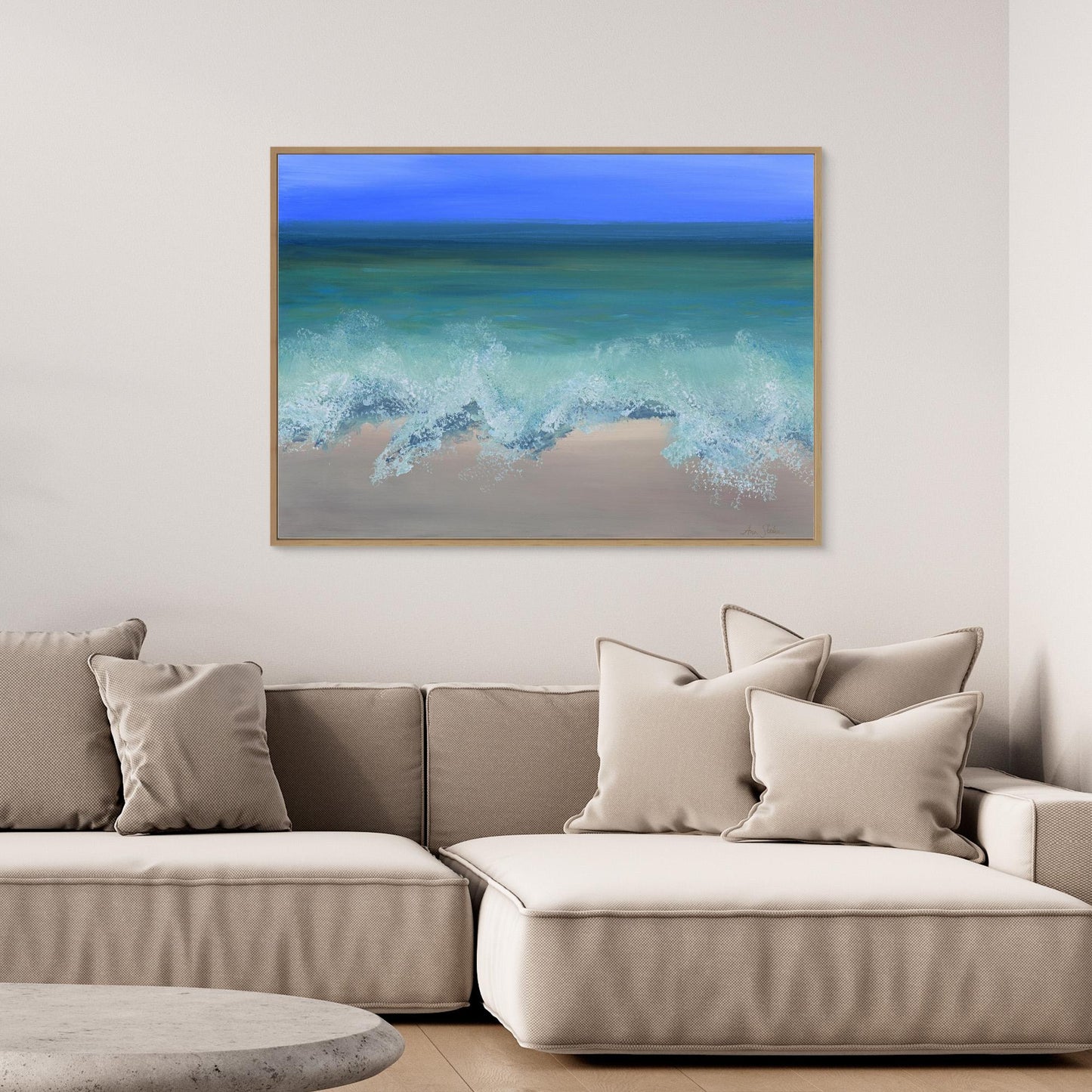 Art Print - Ocean waves on vacation