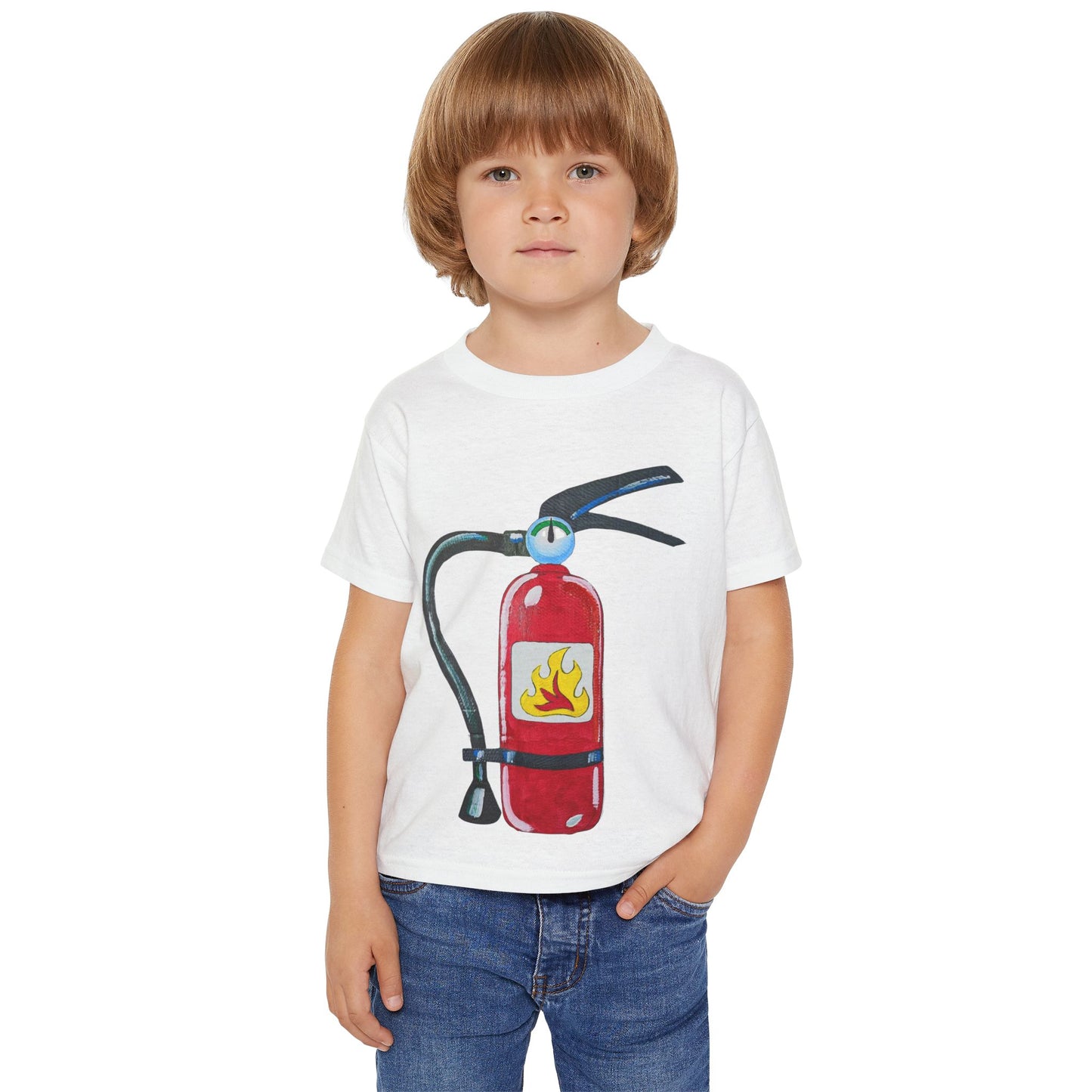 Toddler T-Shirt — 'Die kleine Löschbande' Fire Extinguisher Design