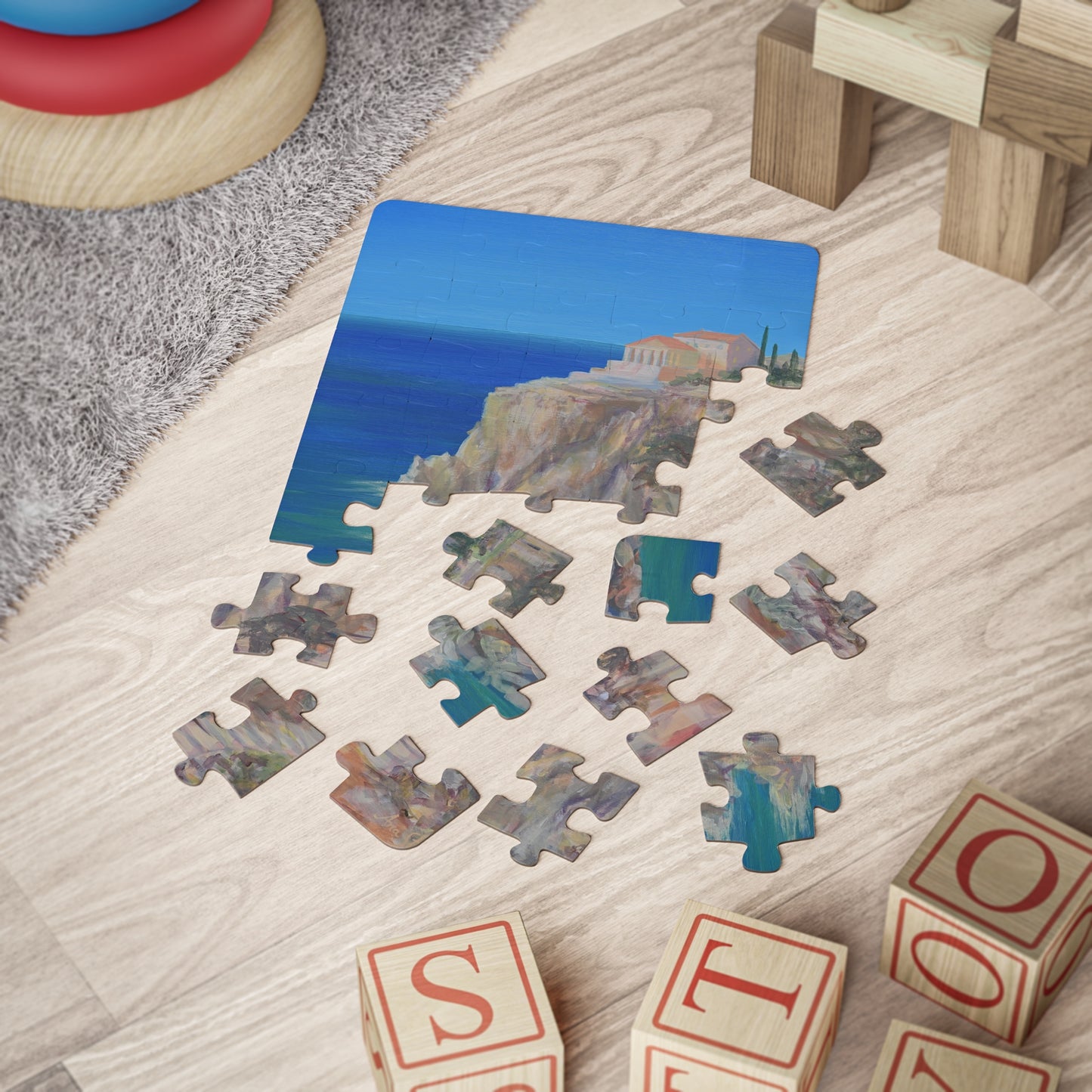 Puzzle for Kids, 30-Piece | Greek Summer