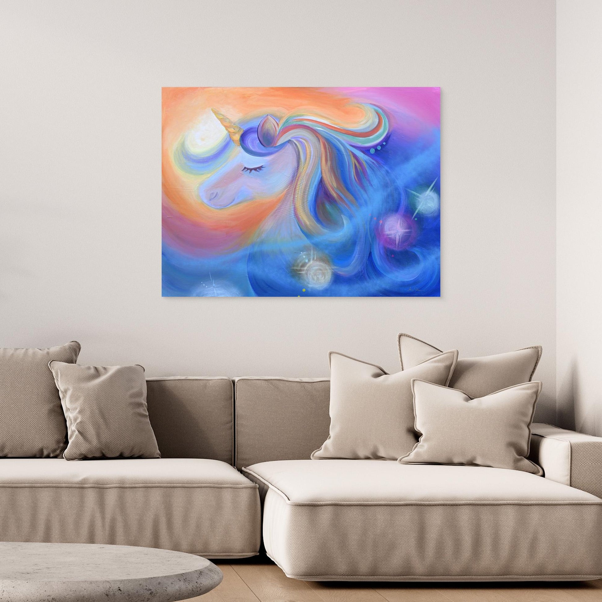 Art Print - Sweet dreams unicorn