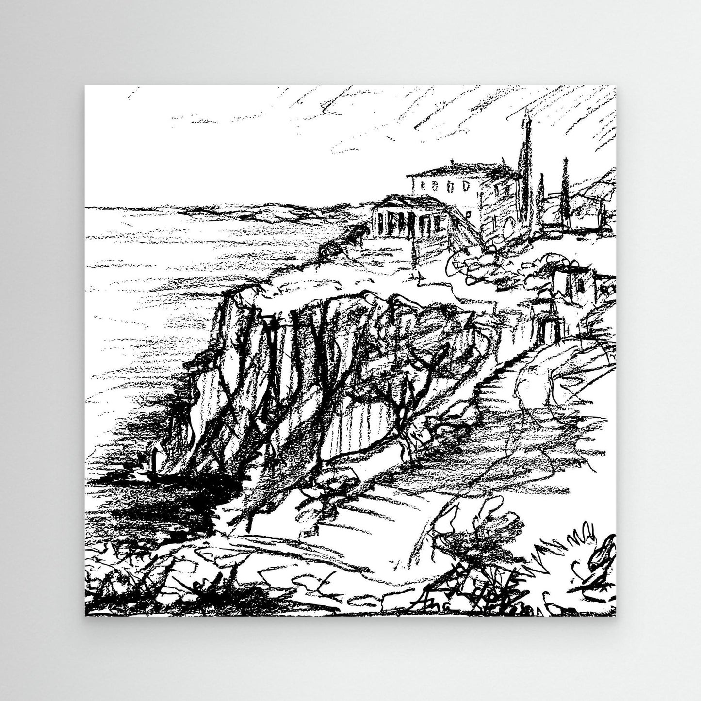Art Print - Greek Summer Sketch