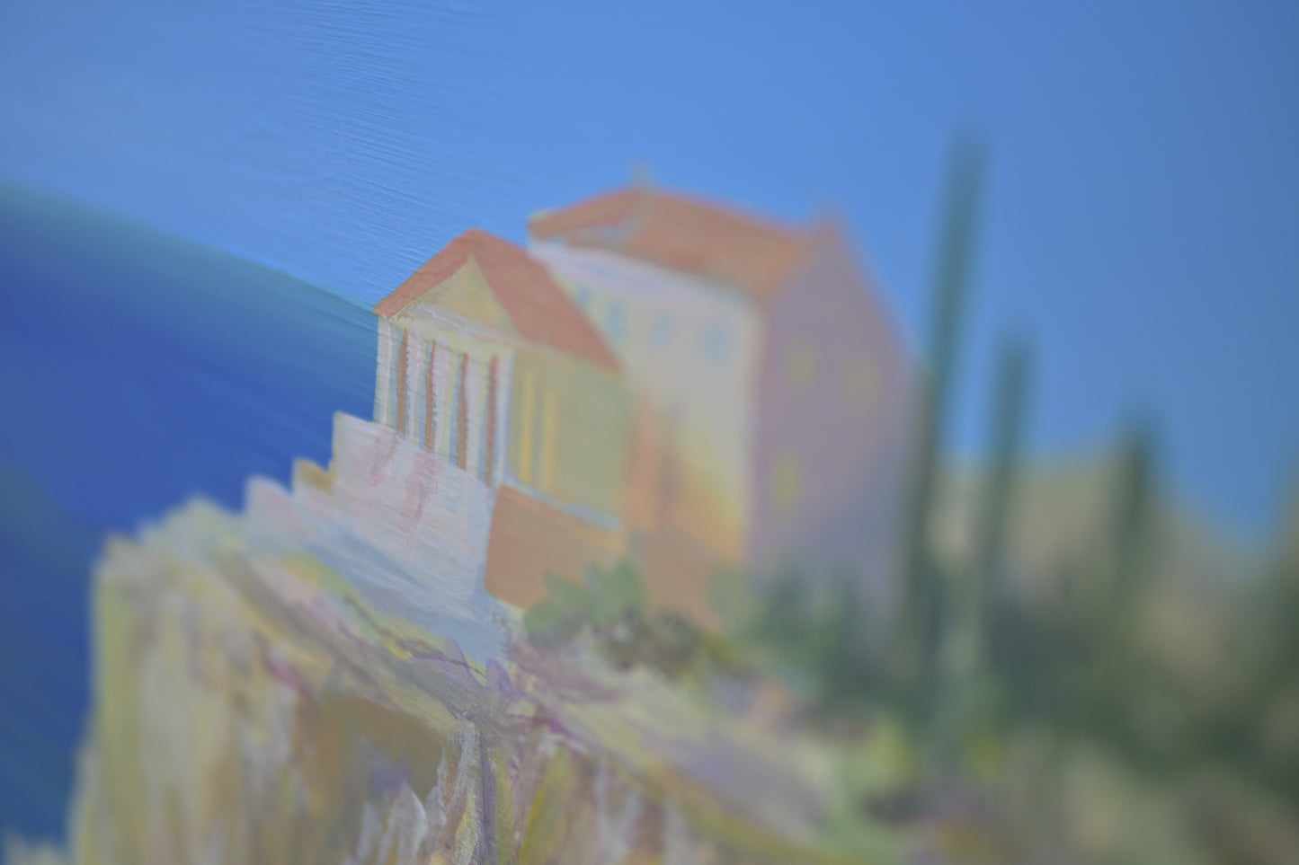 Original acrylic painting "Greek Summer"