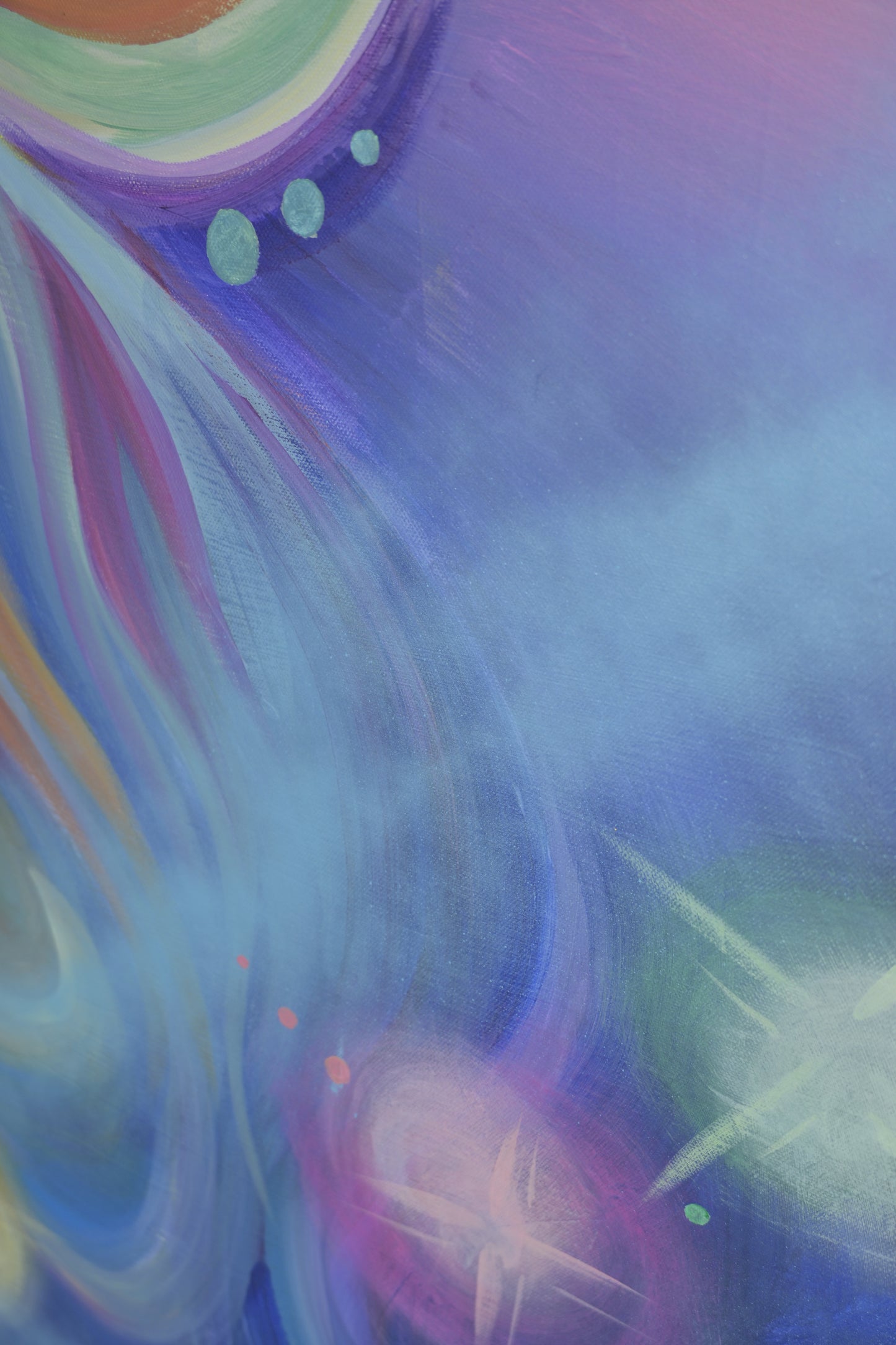 Original acrylic painting "Sweet Dreams Unicorn "