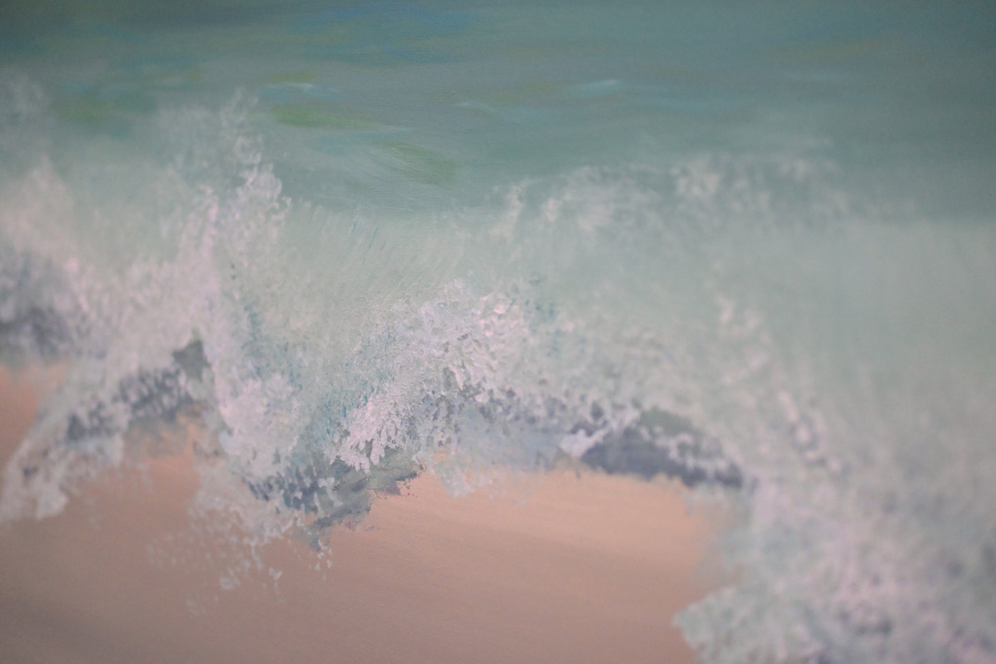 Original acrylic painting - Ocean Waves on Vacation