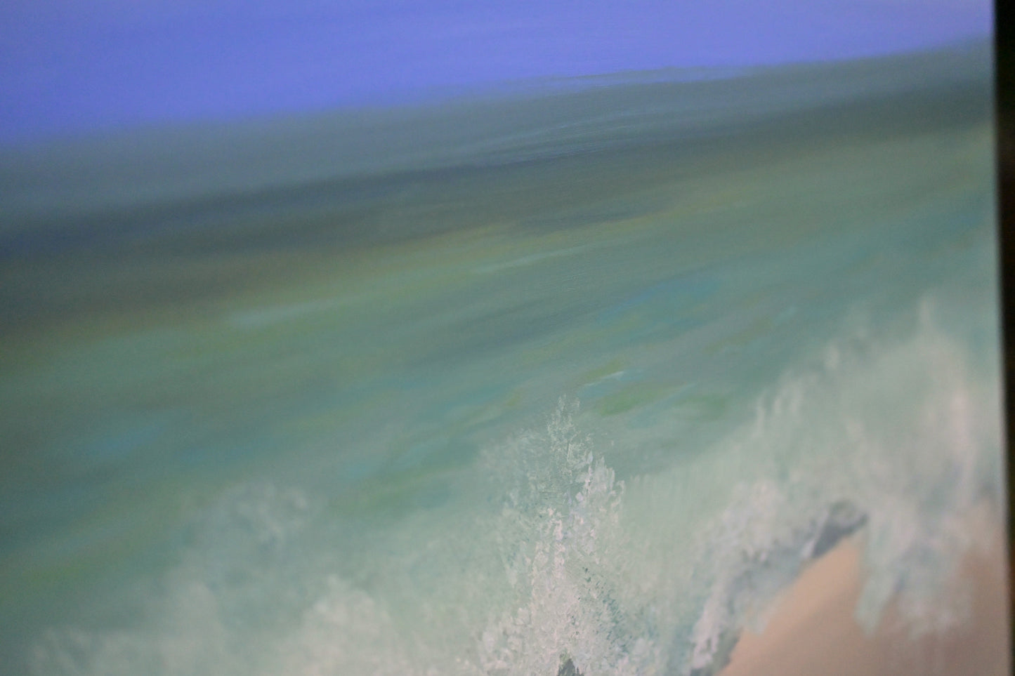 Original acrylic painting - Ocean Waves on Vacation