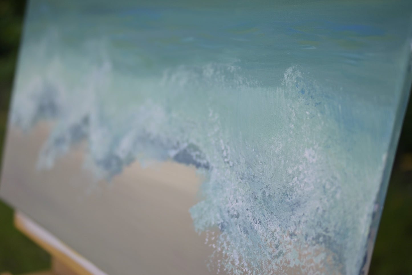 Original acrylic painting - Ocean Waves on Vacation