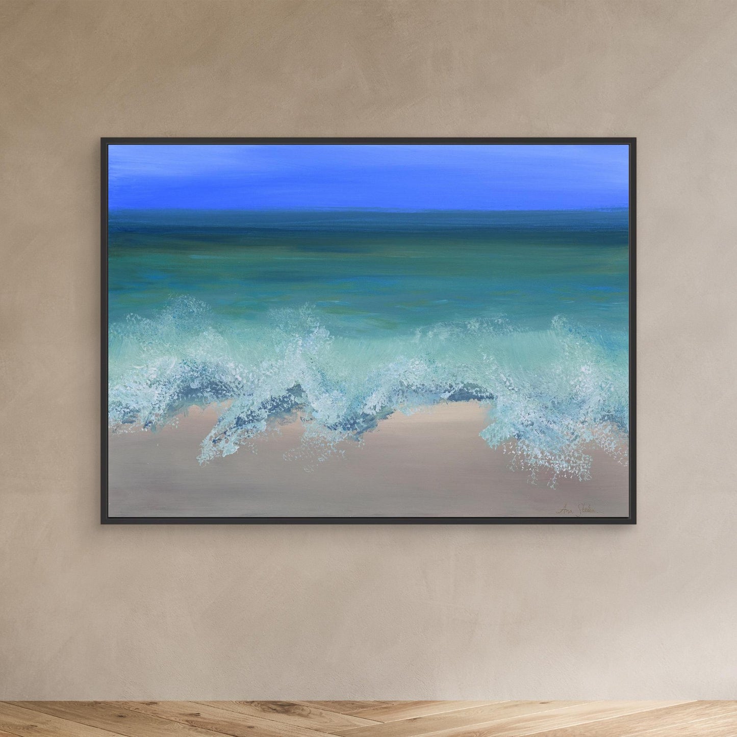 Art Print - Ocean waves on vacation
