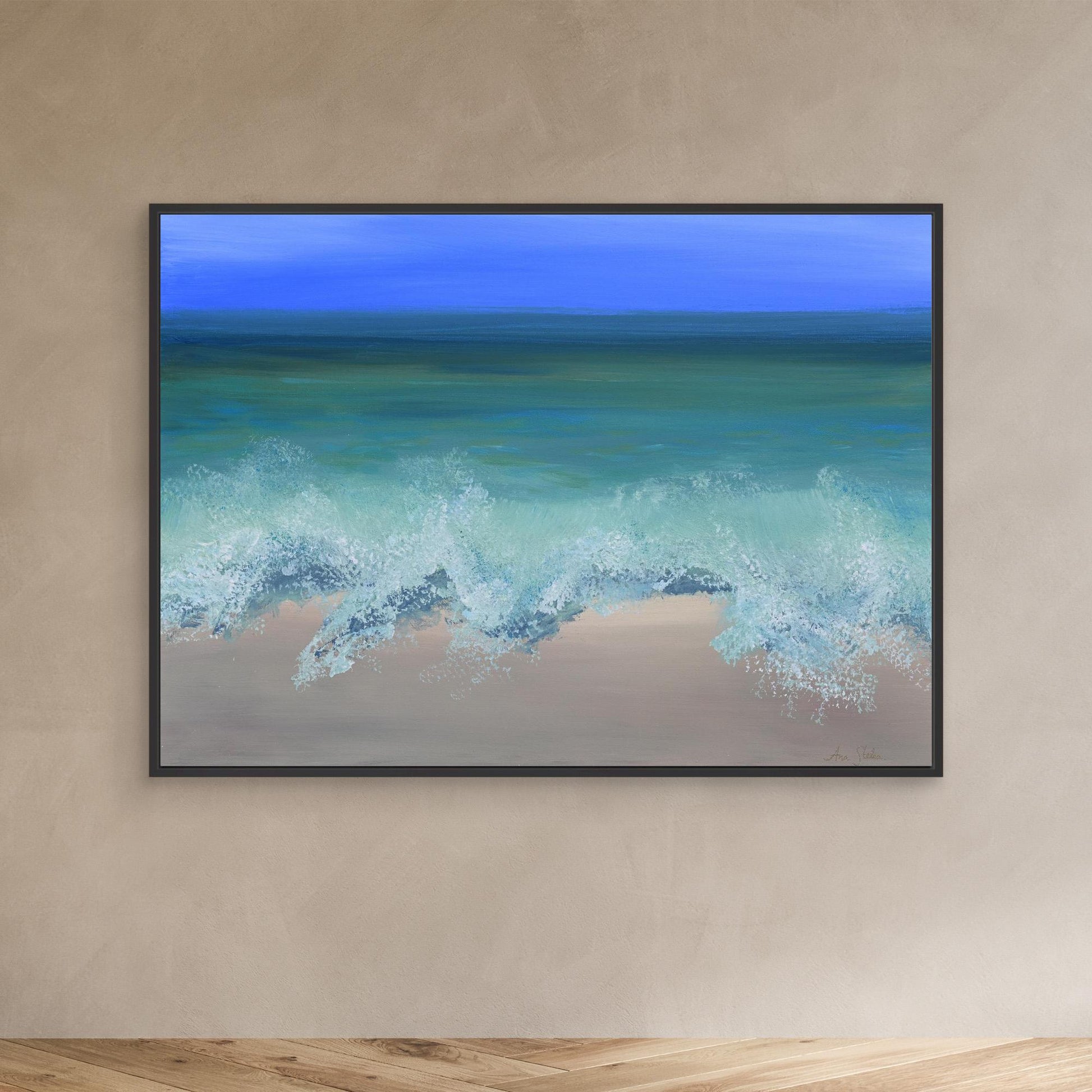 Art Print - Ocean waves on vacation