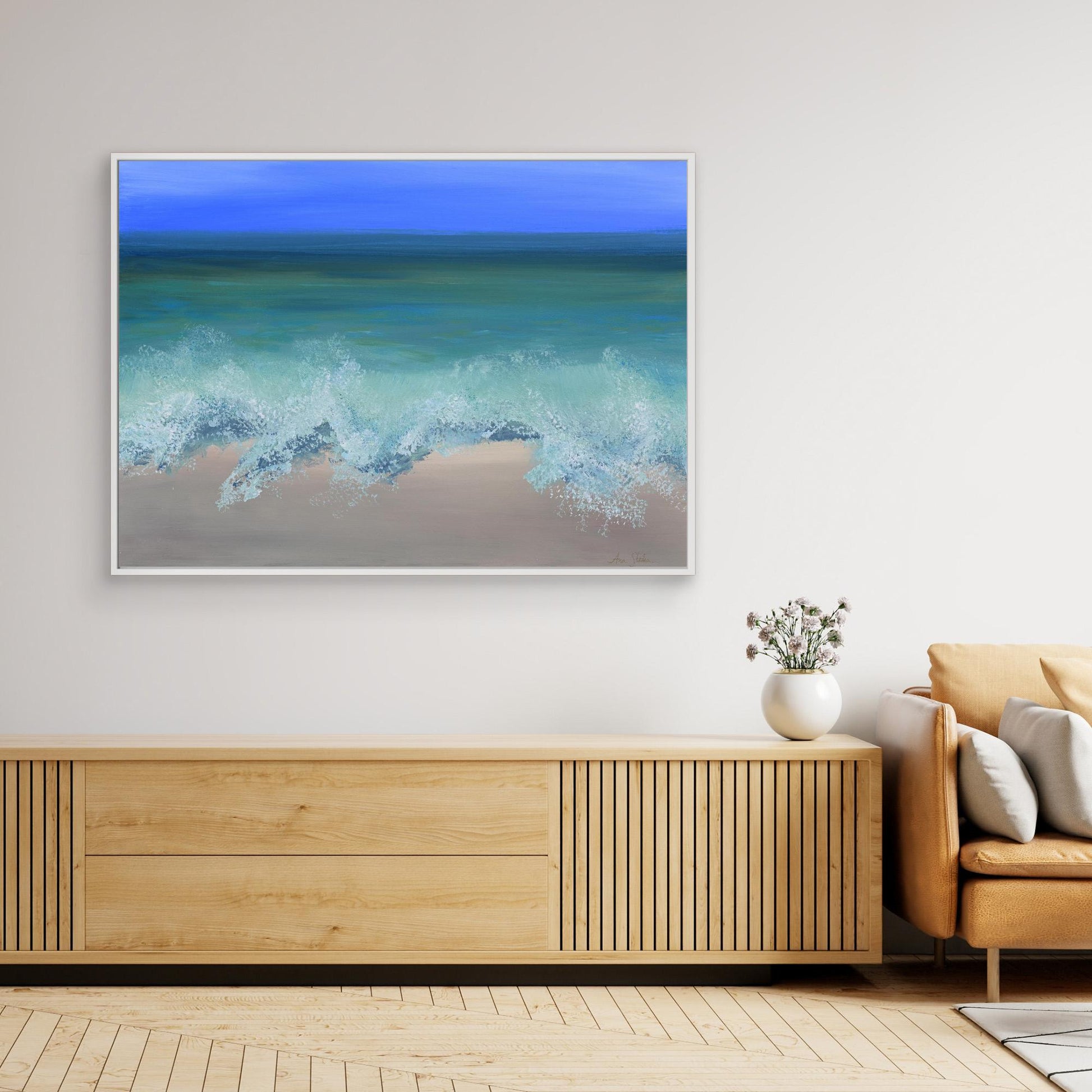 Art Print - Ocean waves on vacation