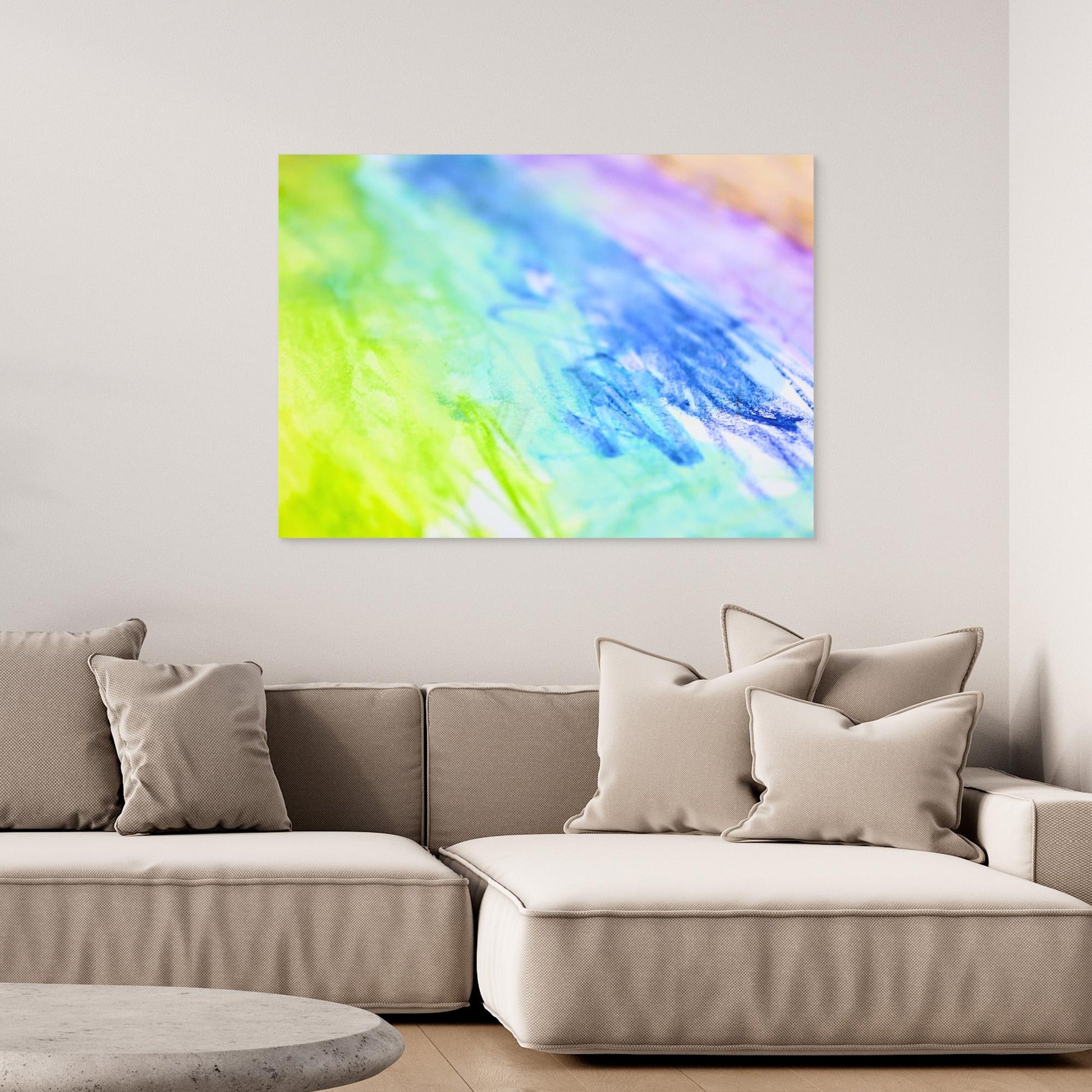 Art Print - Fantasy Rainbow Scribble 