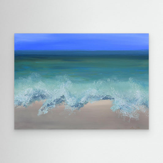 Art Print - Ocean waves on vacation