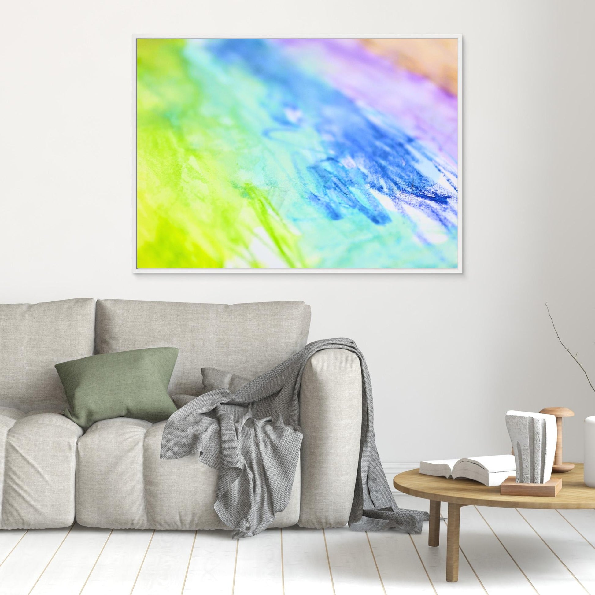 Art Print - Fantasy Rainbow Scribble 