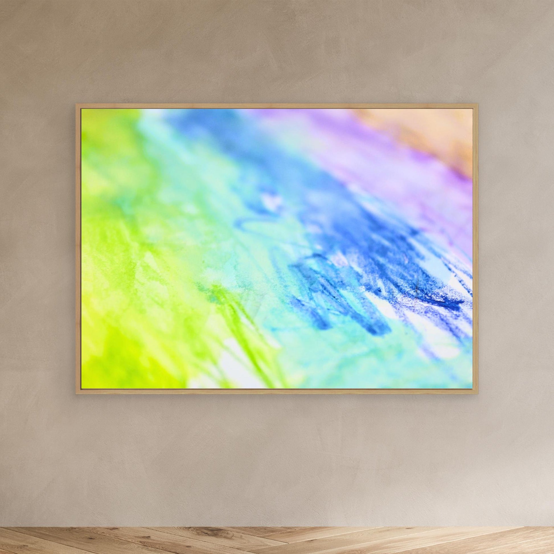 Art Print - Fantasy Rainbow Scribble 