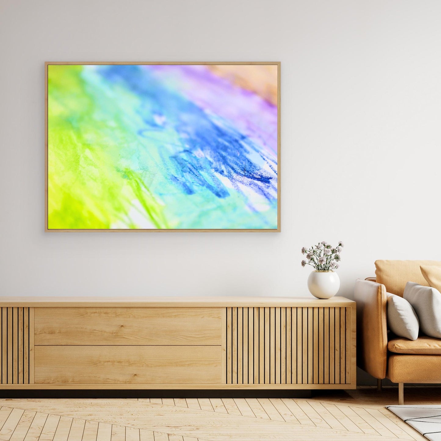 Art Print - Fantasy Rainbow Scribble 