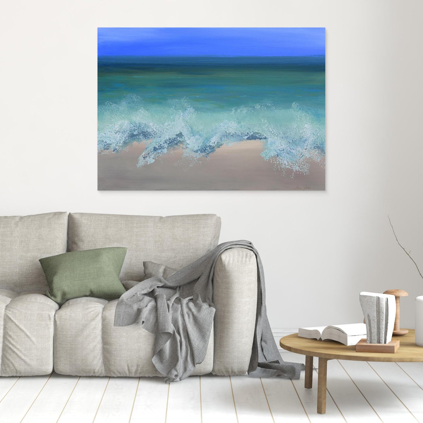 Art Print - Ocean waves on vacation